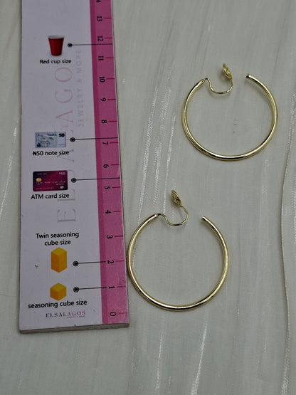 Stella Clip On Hoops