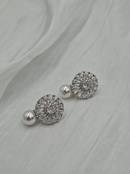 Sunflower Pearl Earrings