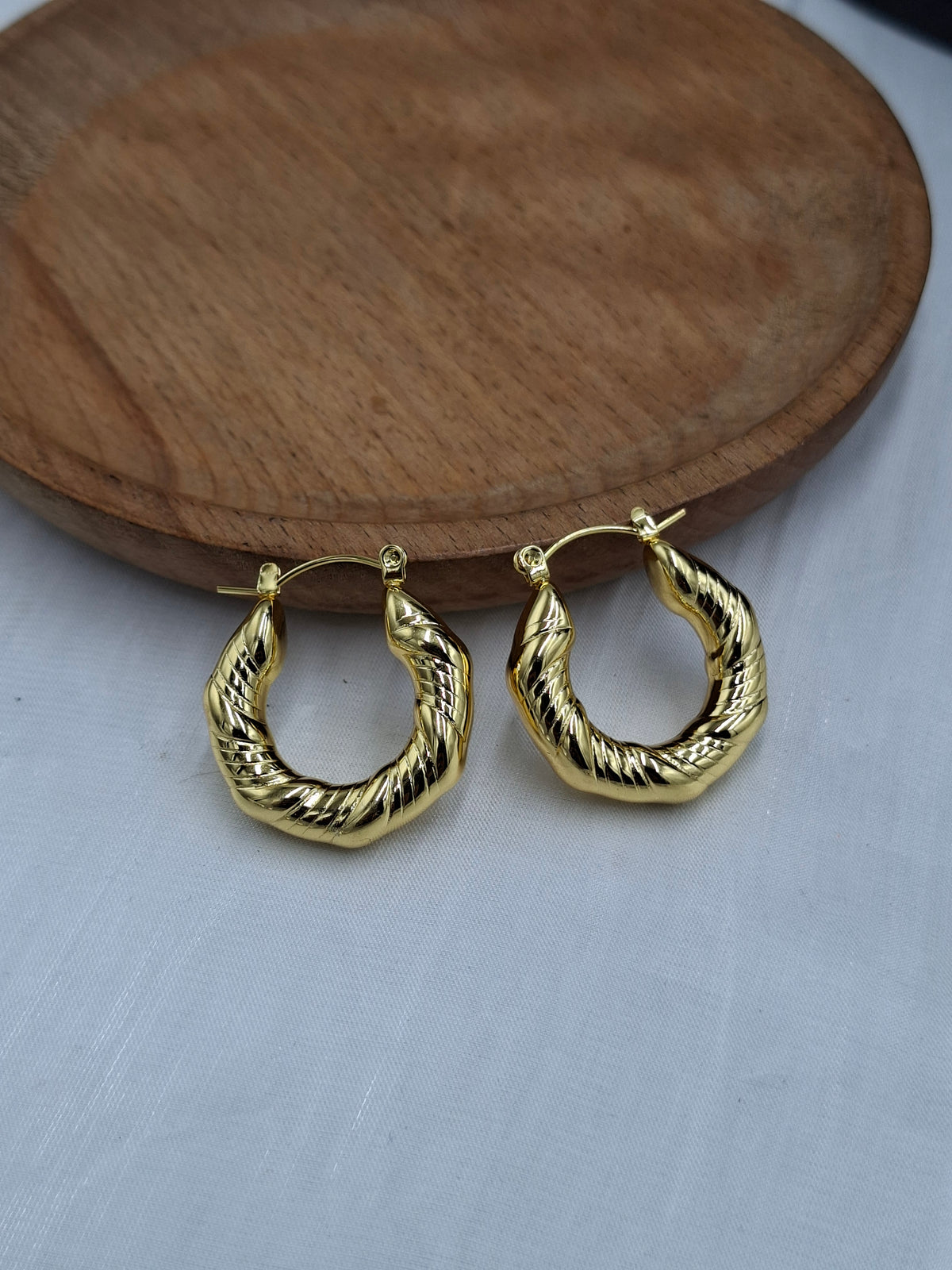 Twist Hoop Earrings