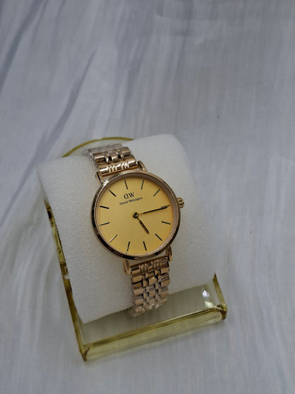 Gold Plain DW Wristwatch
