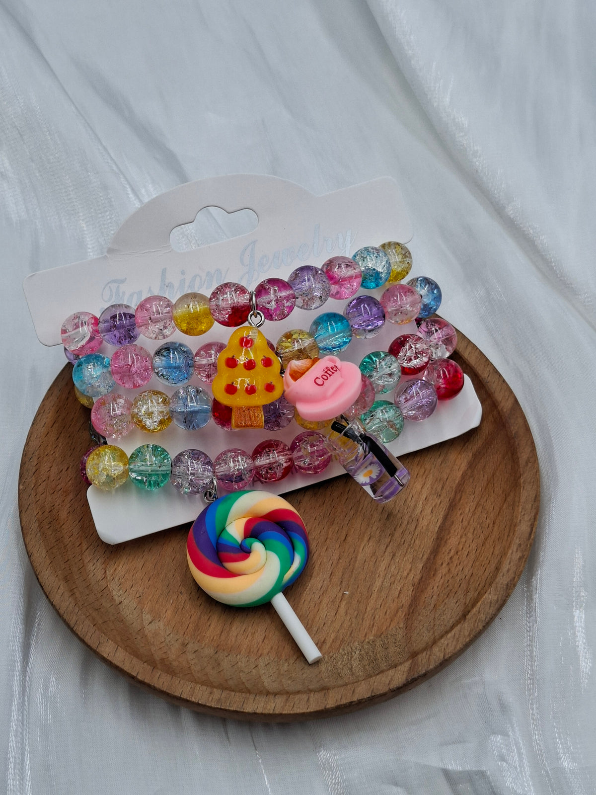 Colorful Glass Bead Bracelets