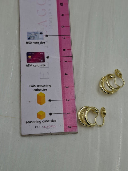 Tri Clip On Hoops