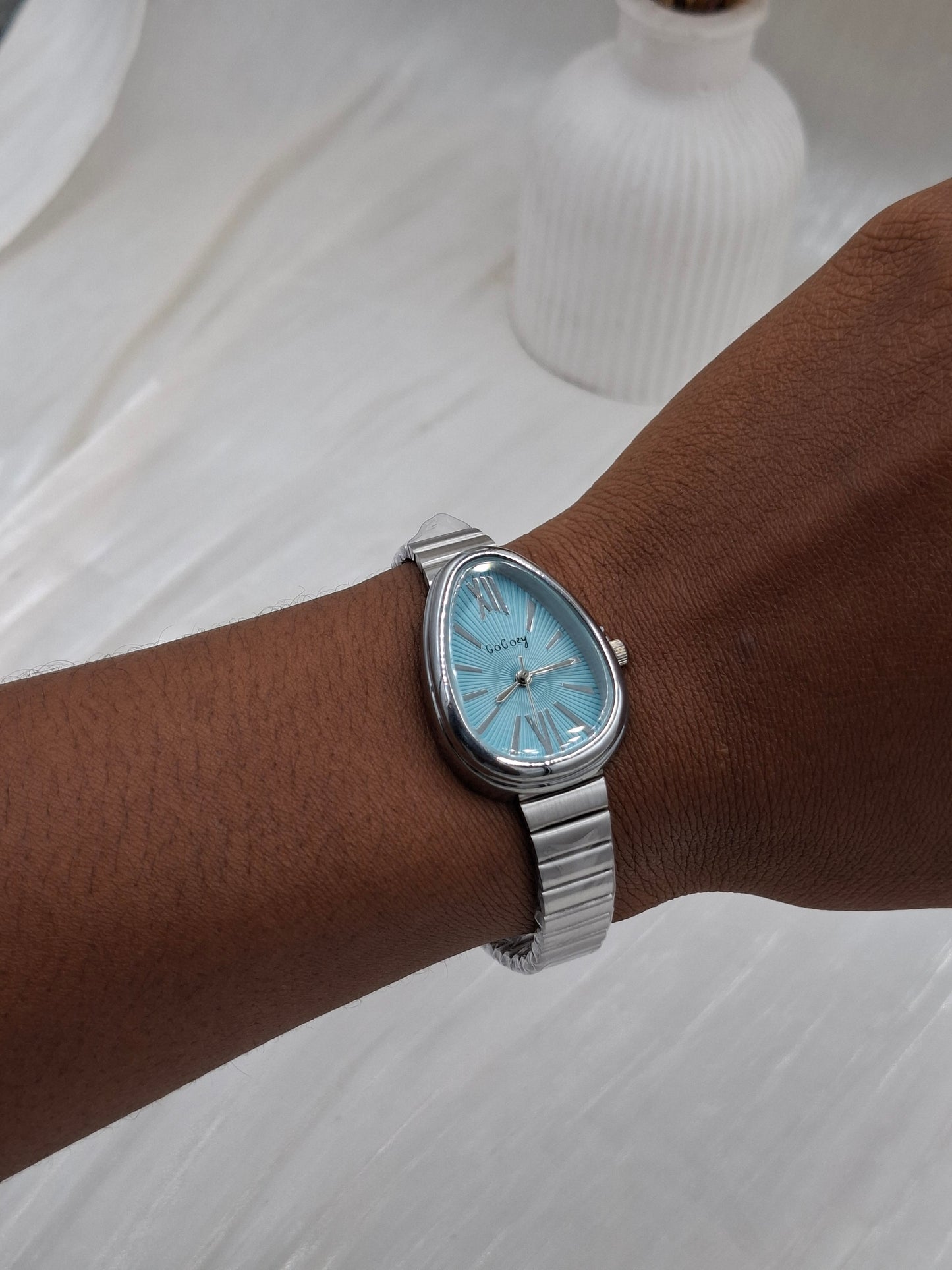 Pear-Shaped Wristwatch