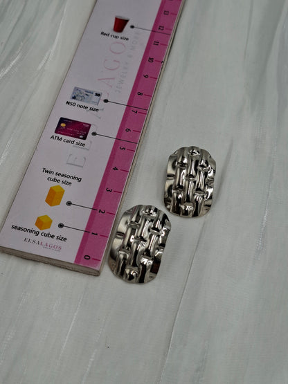 Basket Weave Earrings