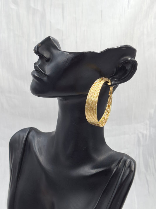Twine Hoop Earrings