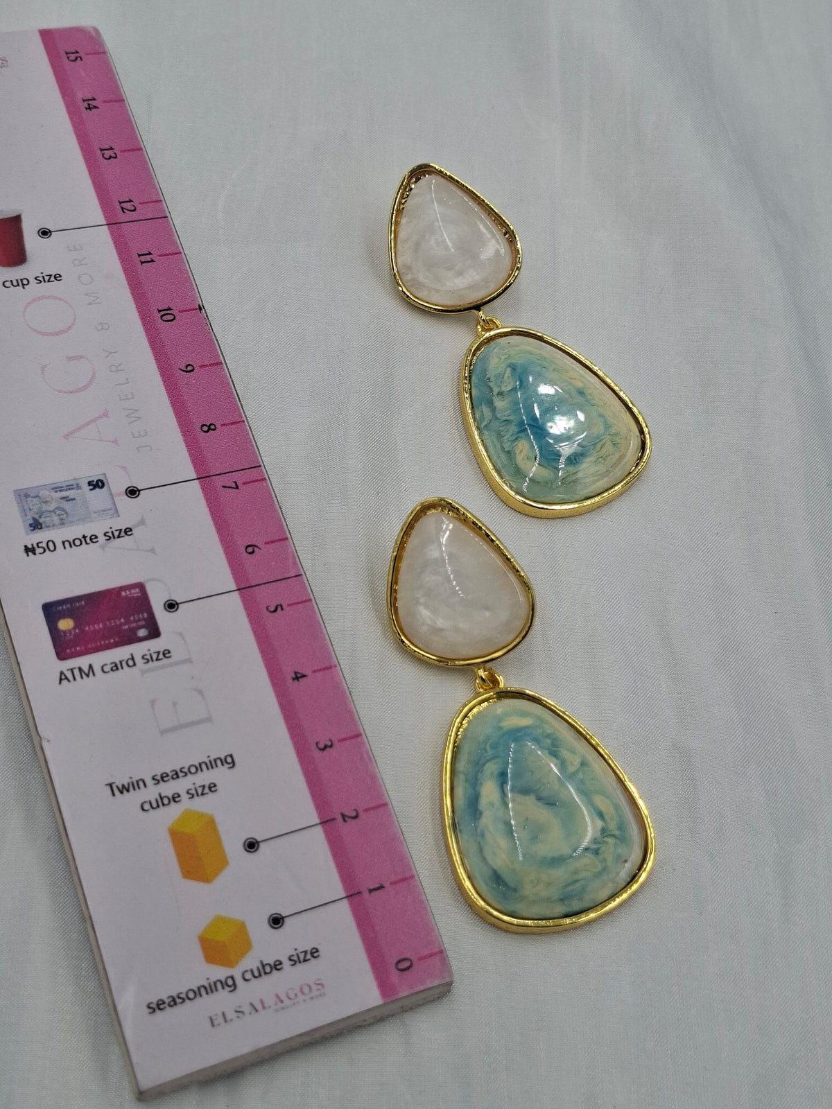 Double Teardrop Statement Earring