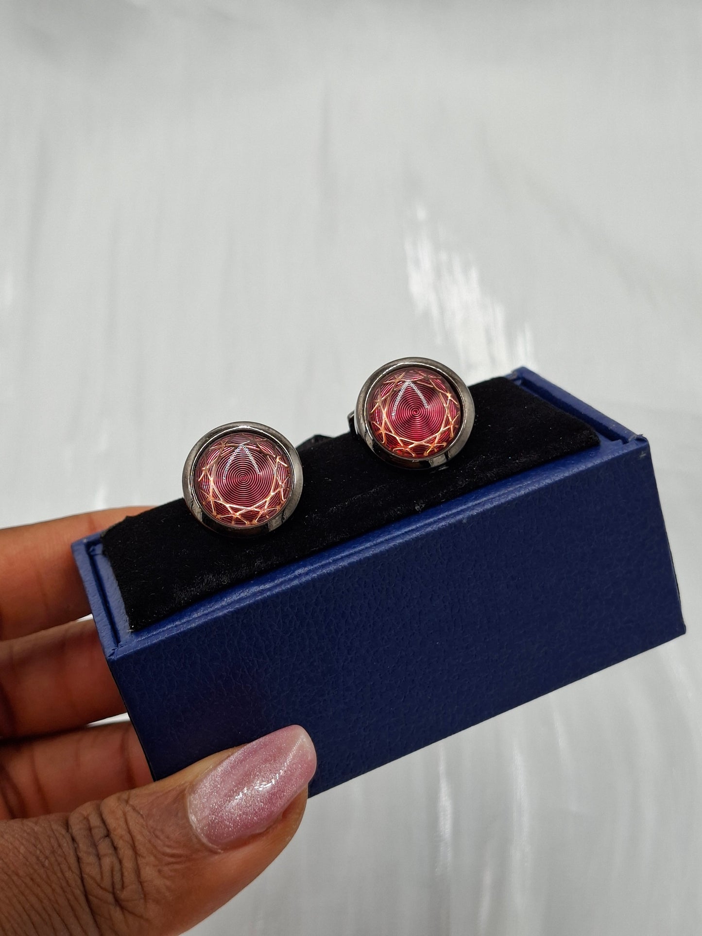 Red Astro Cufflinks