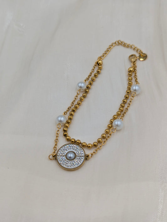 Circle Layered Bracelet