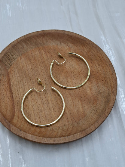 Stella Clip On Hoops