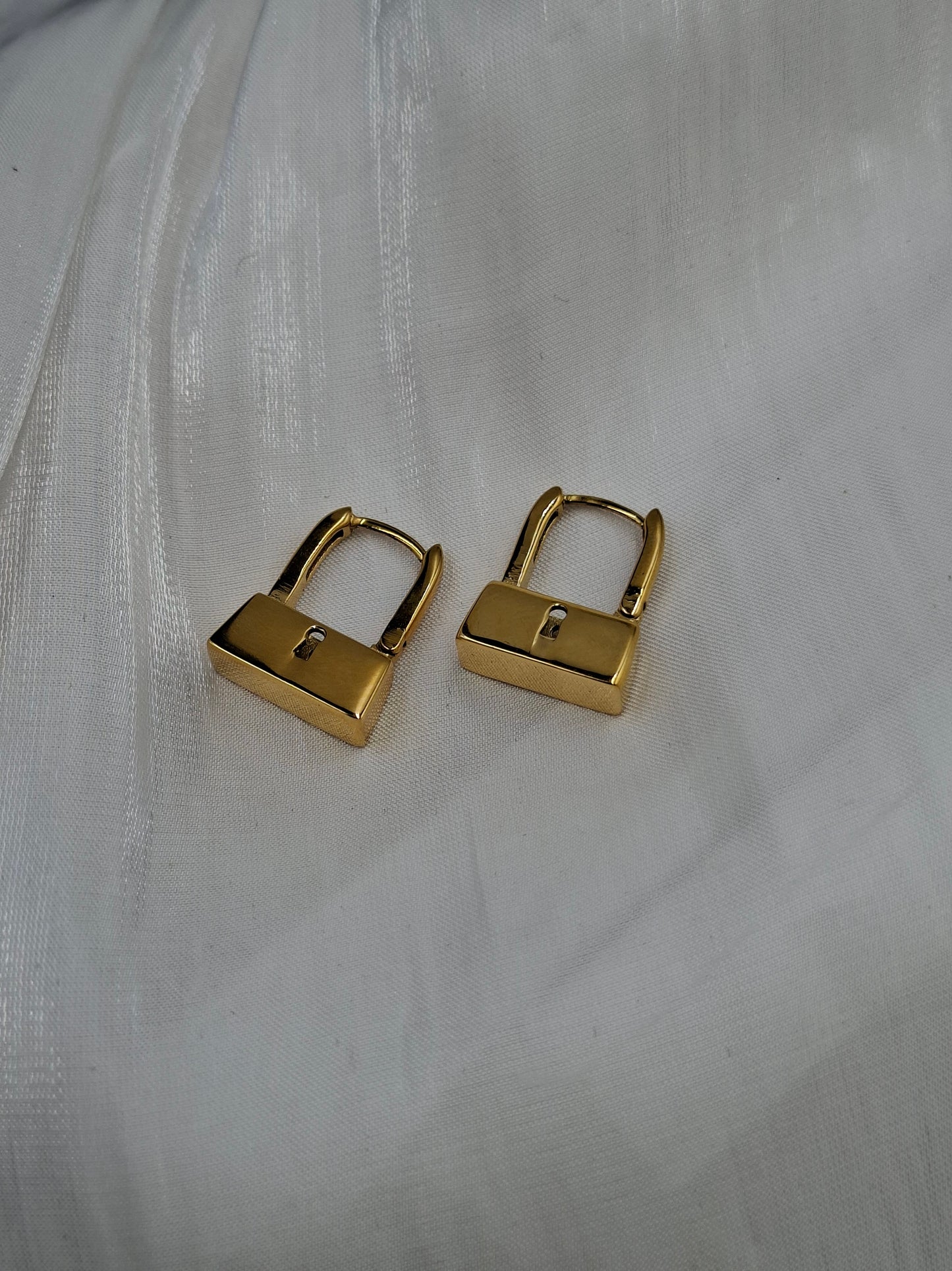 Padlock Earrings