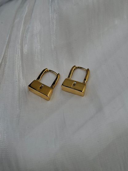 Padlock Earrings