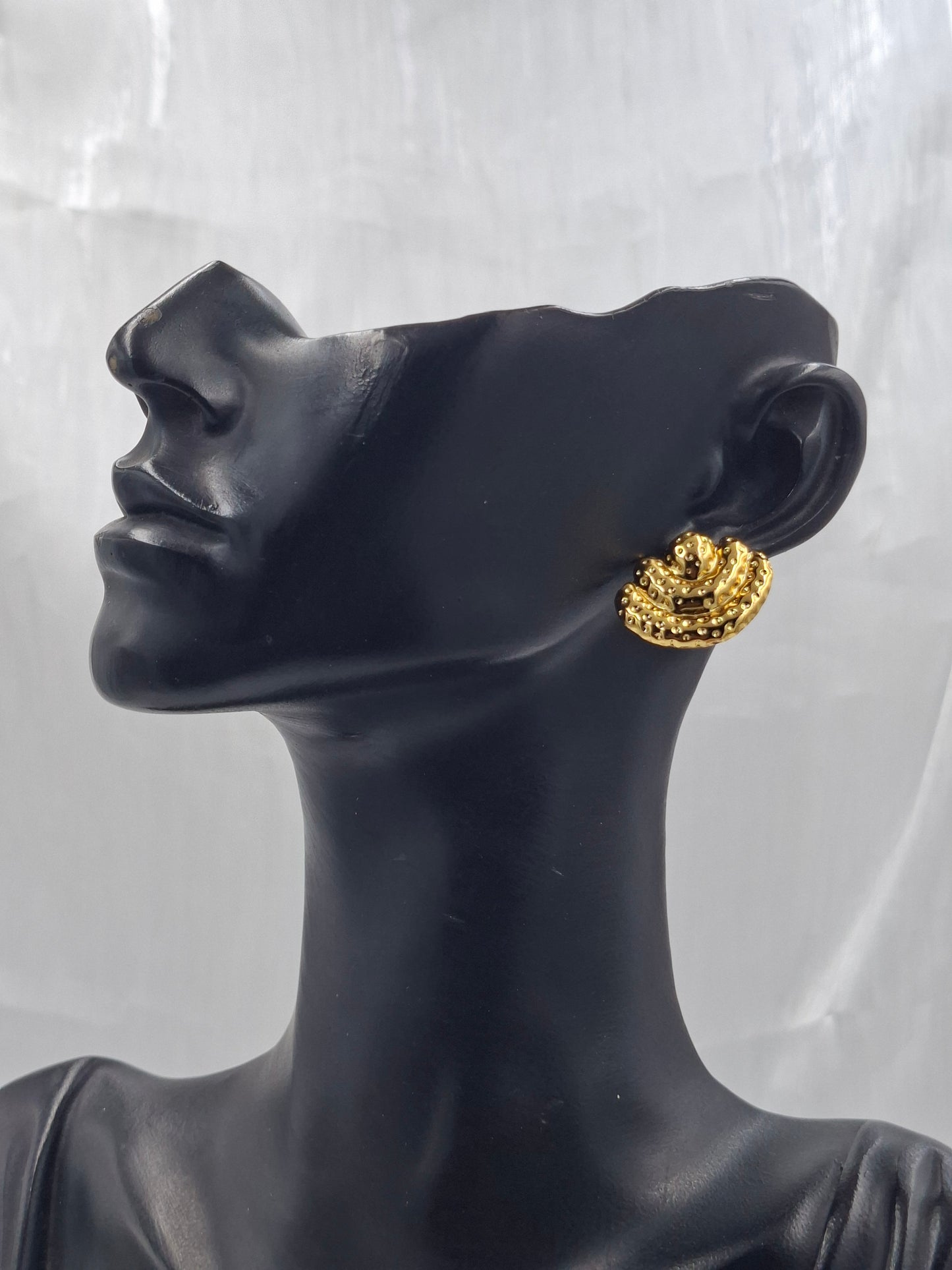 Gold Wave Earrings