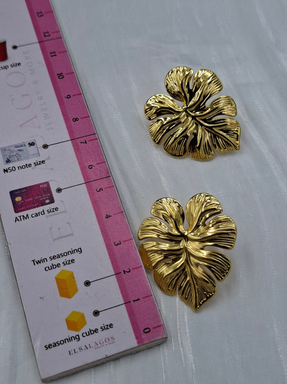 Monstera Earrings