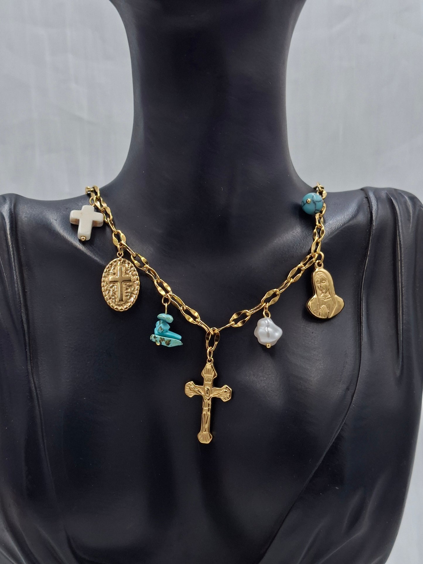Cross Charm Necklace