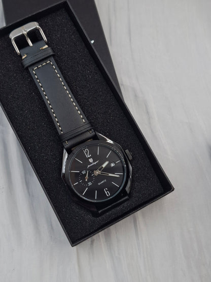 Dill Black Poedagar Wristwatch