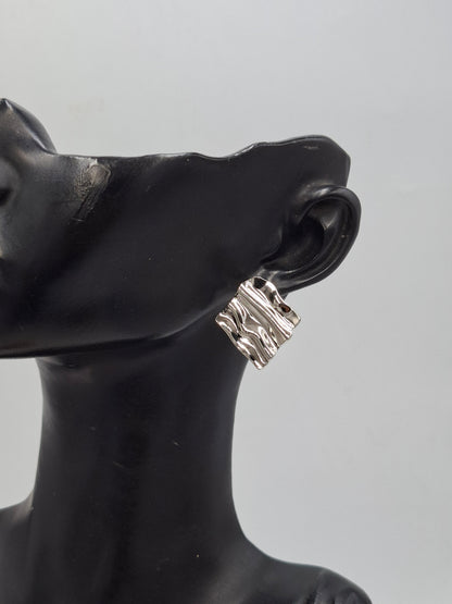 Pleat Earrings