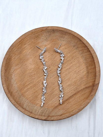 Crystal Tassel Earrings