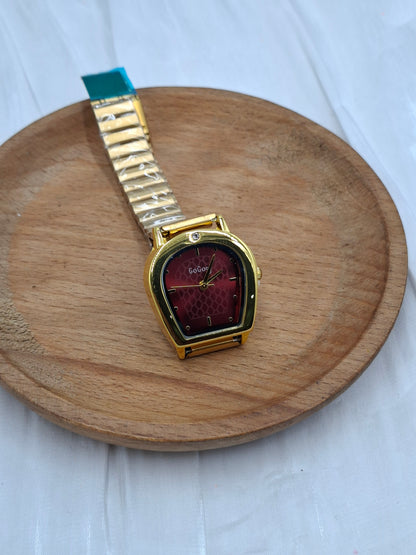 Gold Ruby Wristwatch