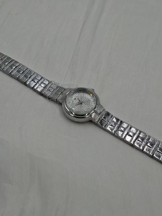 Simple Silver Wristwatch