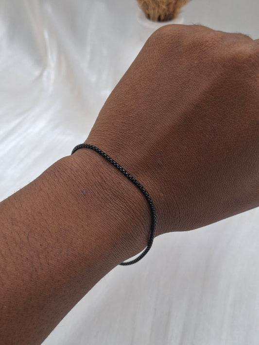 Slim Black Bracelet