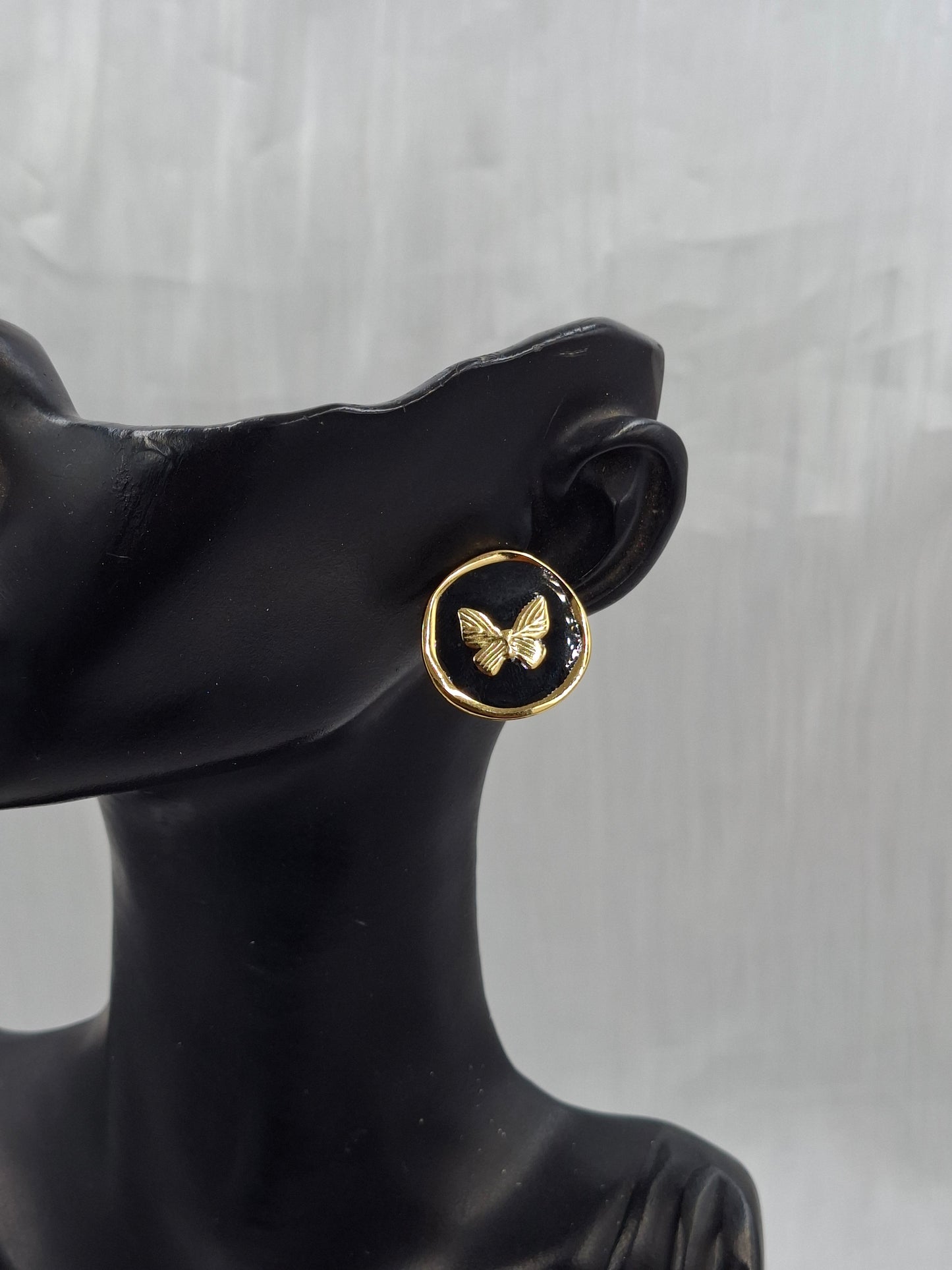 Butterfly Stamp Earrings