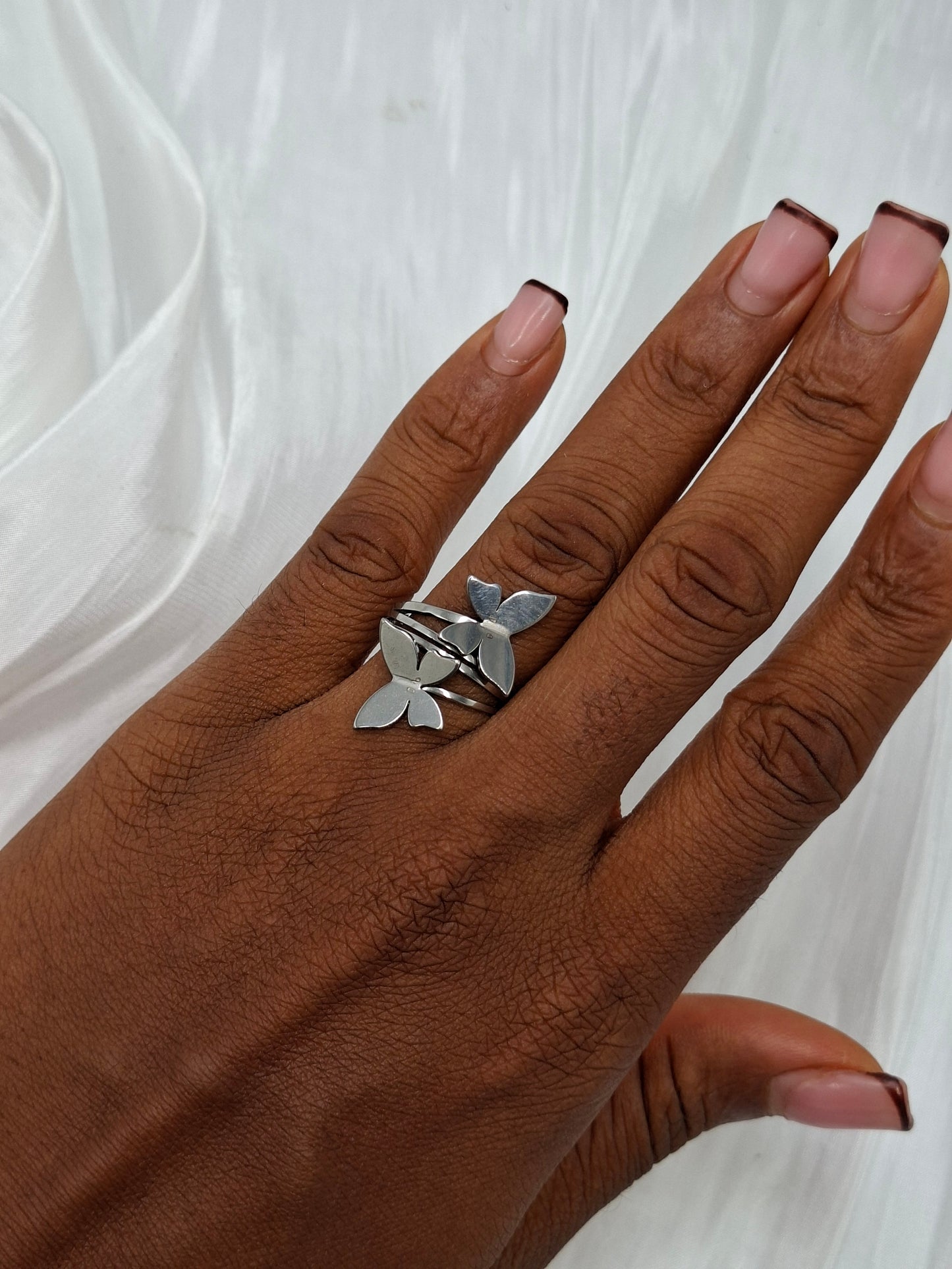 Twin Butterfly Ring (size 6-10)