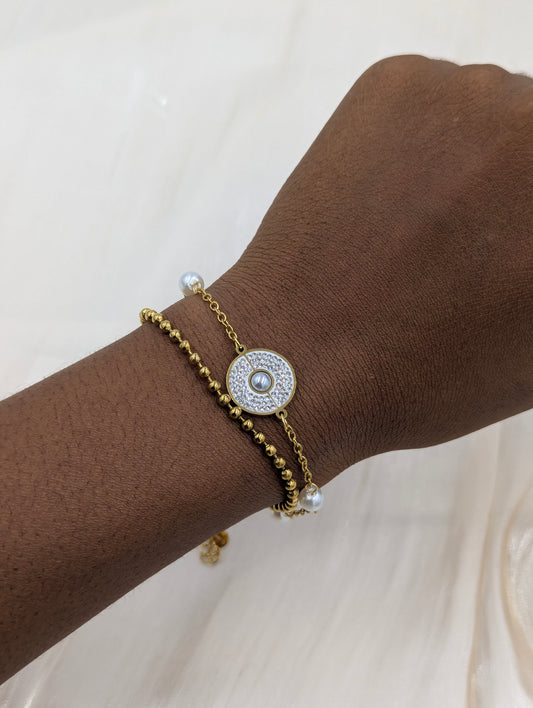 Circle Layered Bracelet