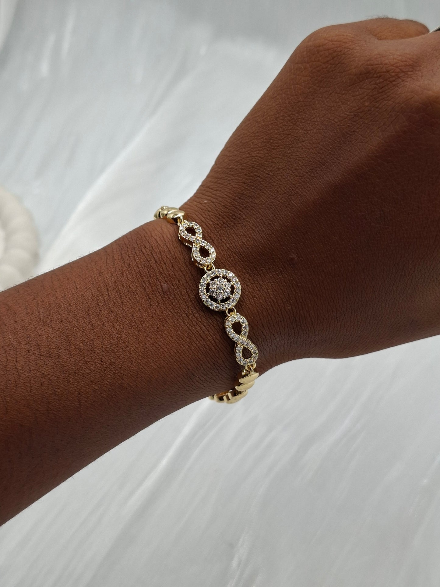 Infinity CZ Bracelet