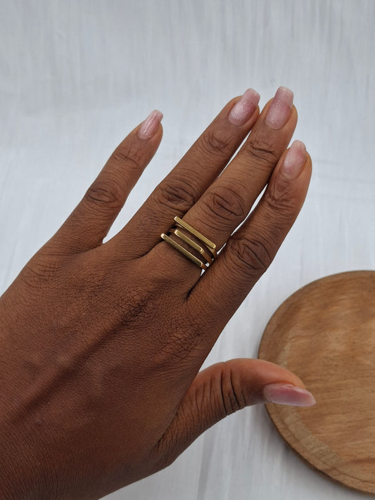 Stripe Ring (size 8,10)