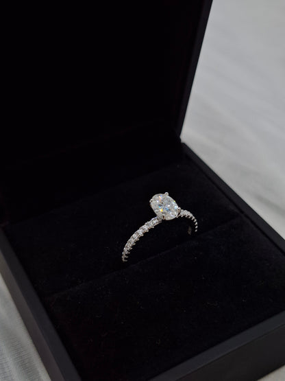 Elara Moissanite Ring (size 5)