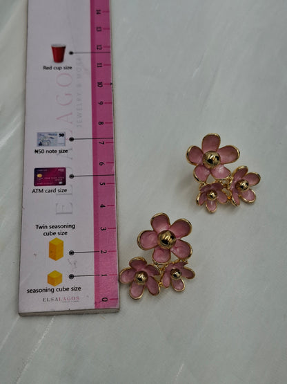 Cluster Flower Earrings