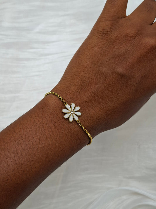 Daisy Drawstring Bracelet