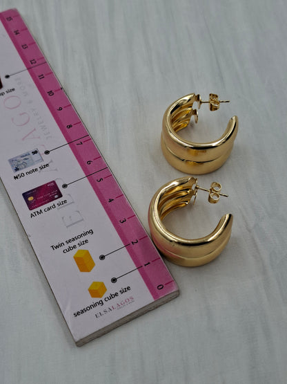 C-Hoop Earrings