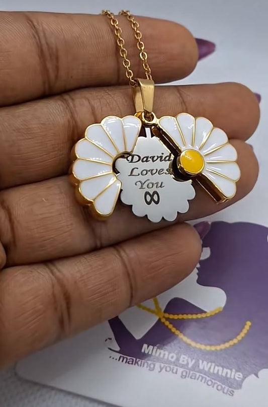 Customizable Flower Necklace