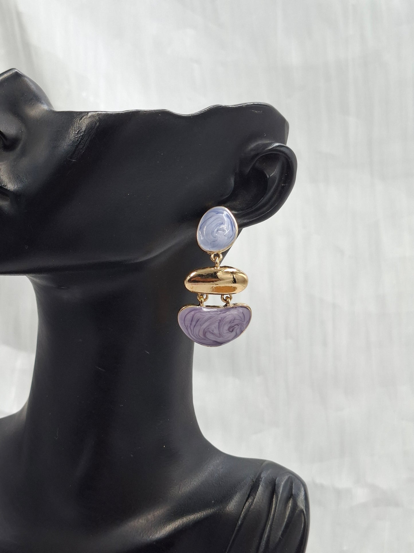 Lavender Drop Earrings