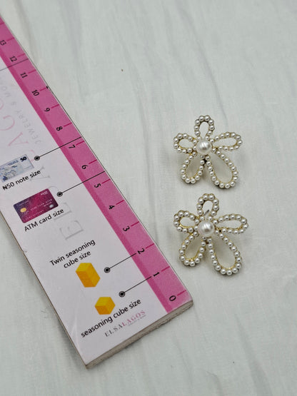 Petal Pearl Earrings