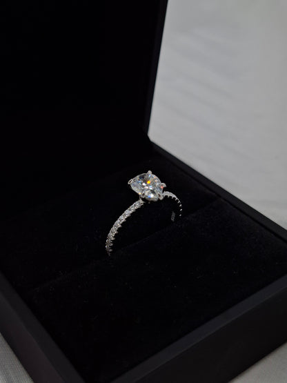 Lucy Moissanite Ring (size 5)