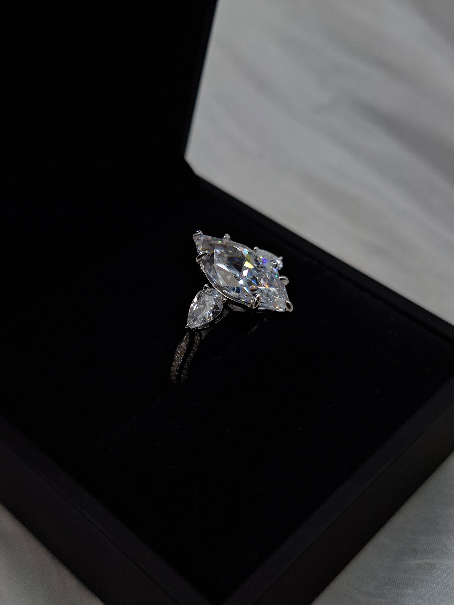 Valencia Moissanite Ring (size 5)