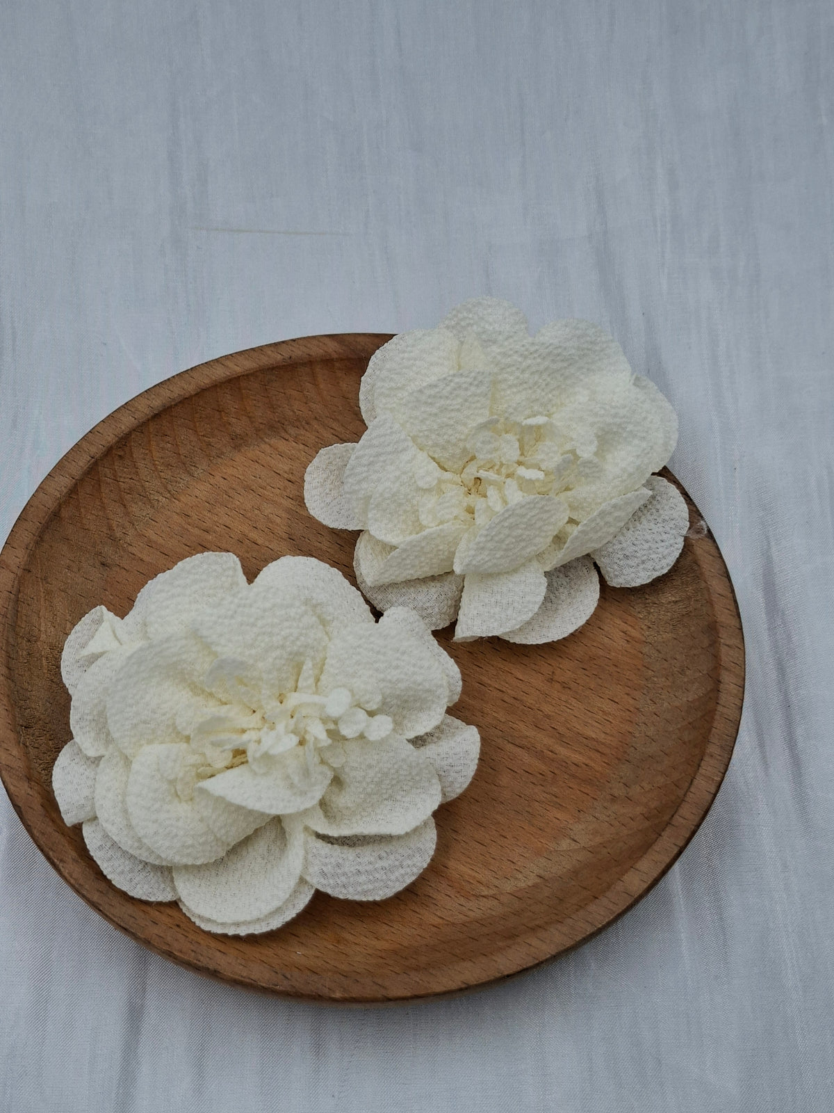 White Lily Earrings