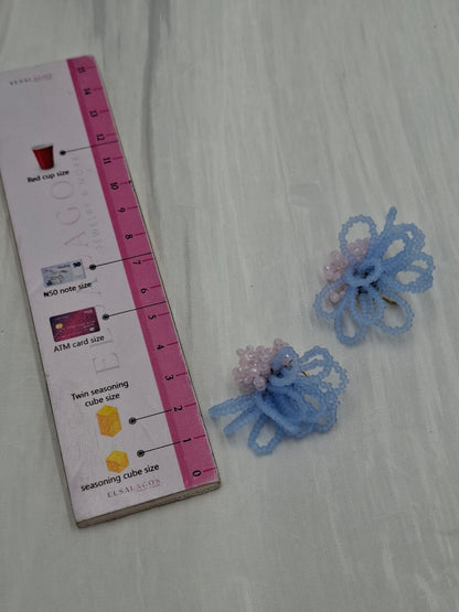 Beaded Clip On Earrings