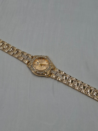 Hexagon Gold Wristwatch