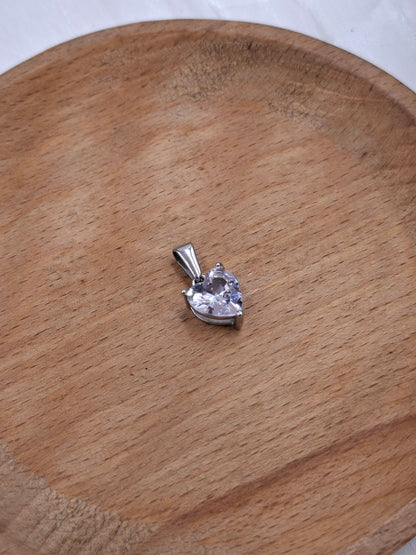 Heart Zircon Pendant