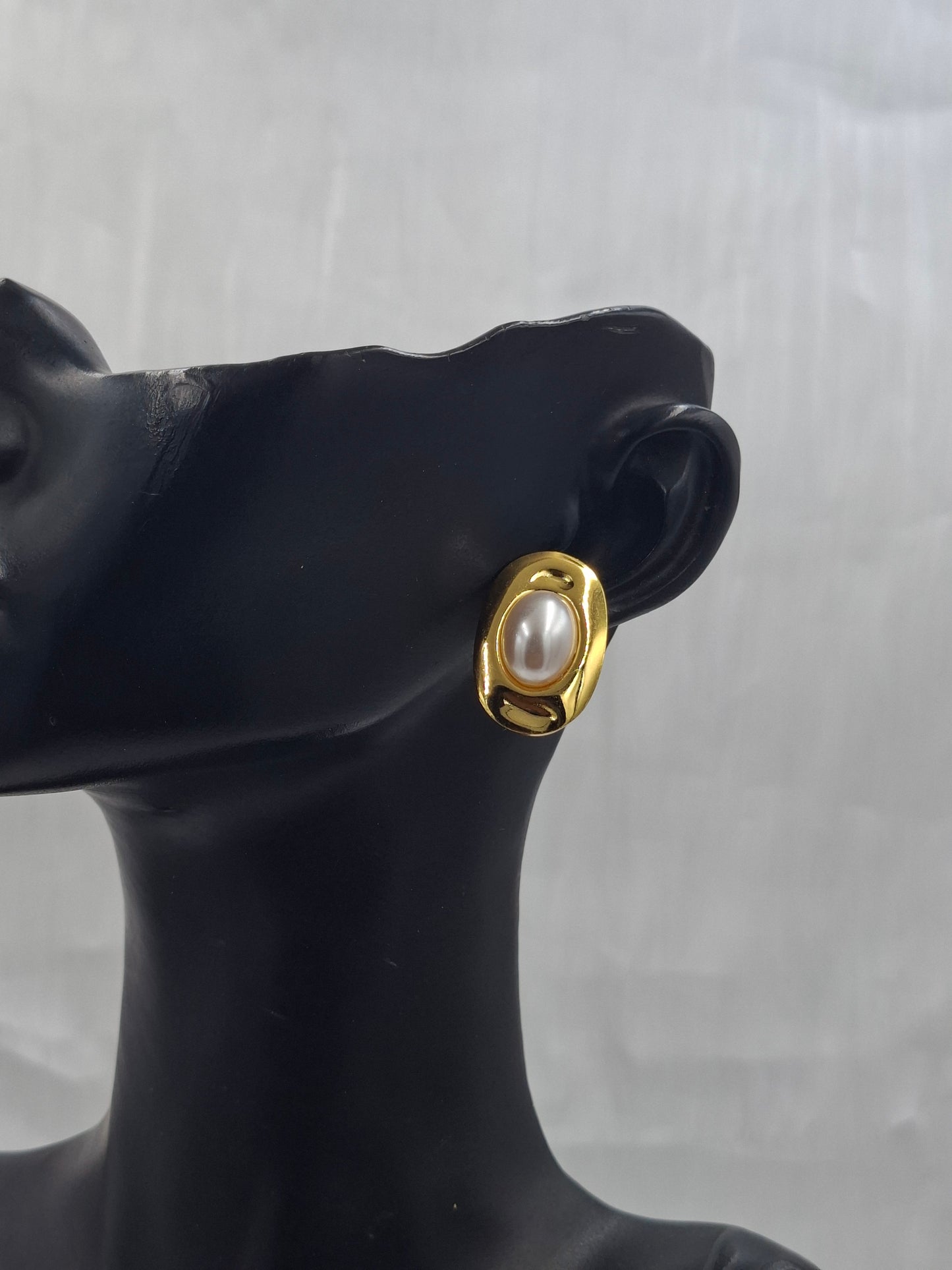 Faux Pearl Earrings