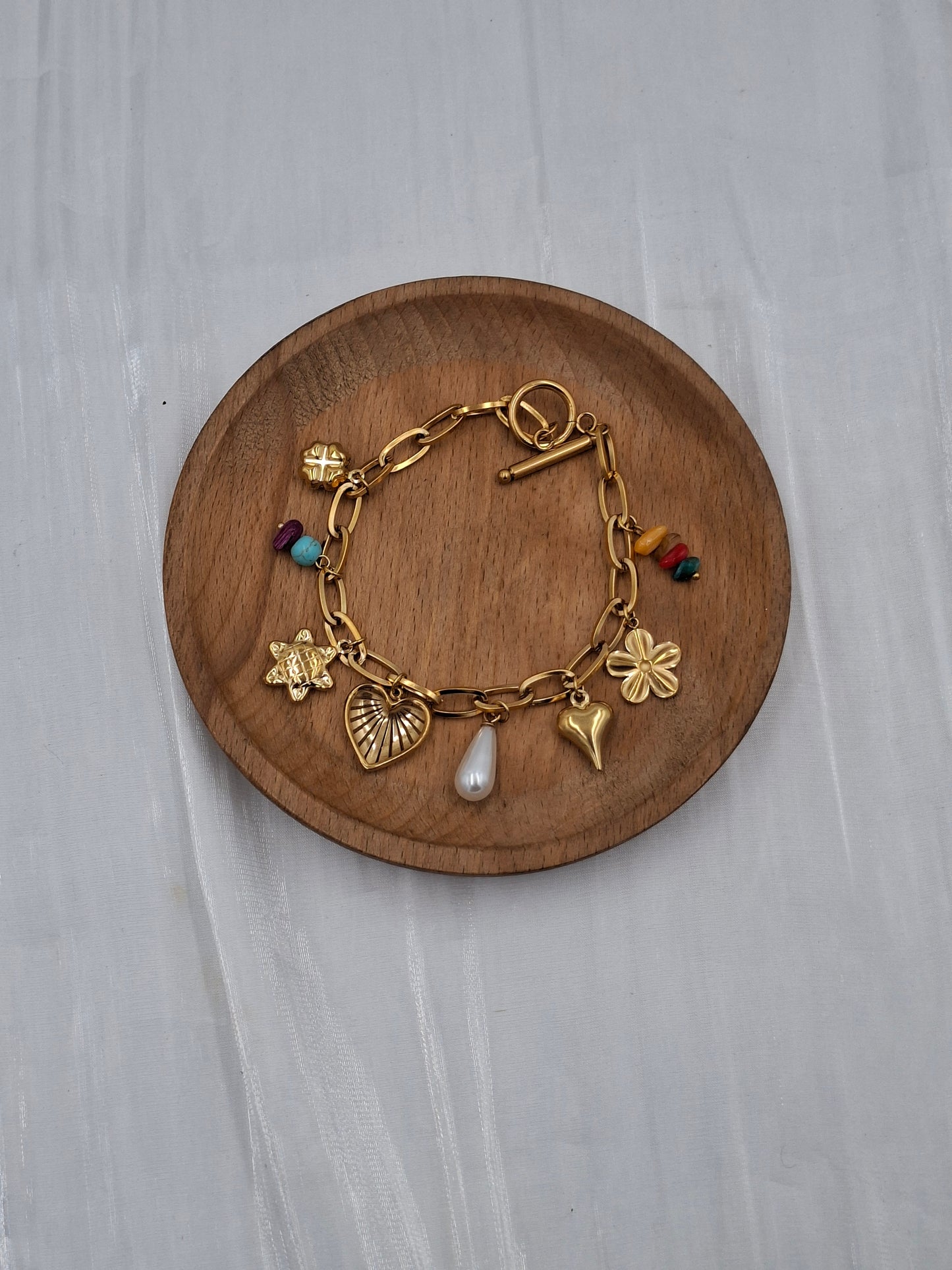 Multi Element Charm Bracelet