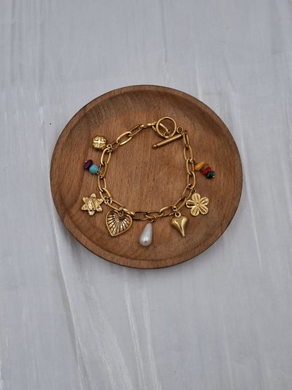 Multi Element Charm Bracelet