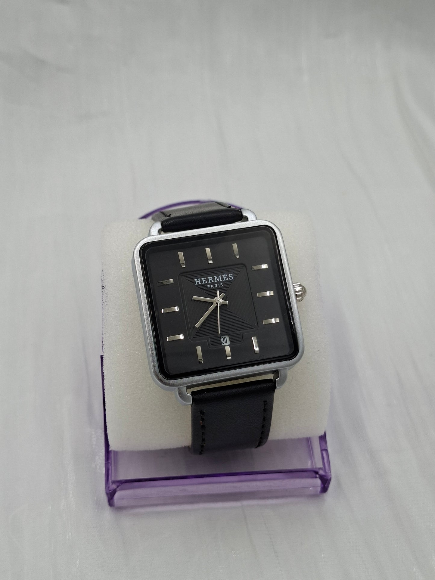 Hermes Leather Wristwatch