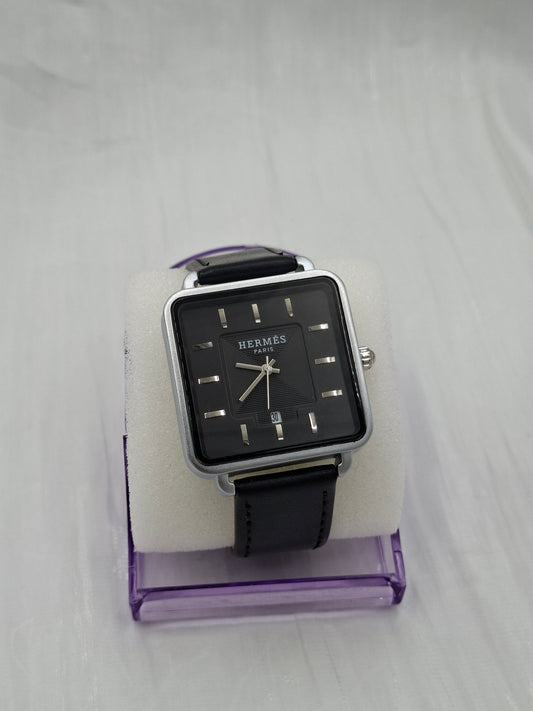 Hermes Leather Wristwatch
