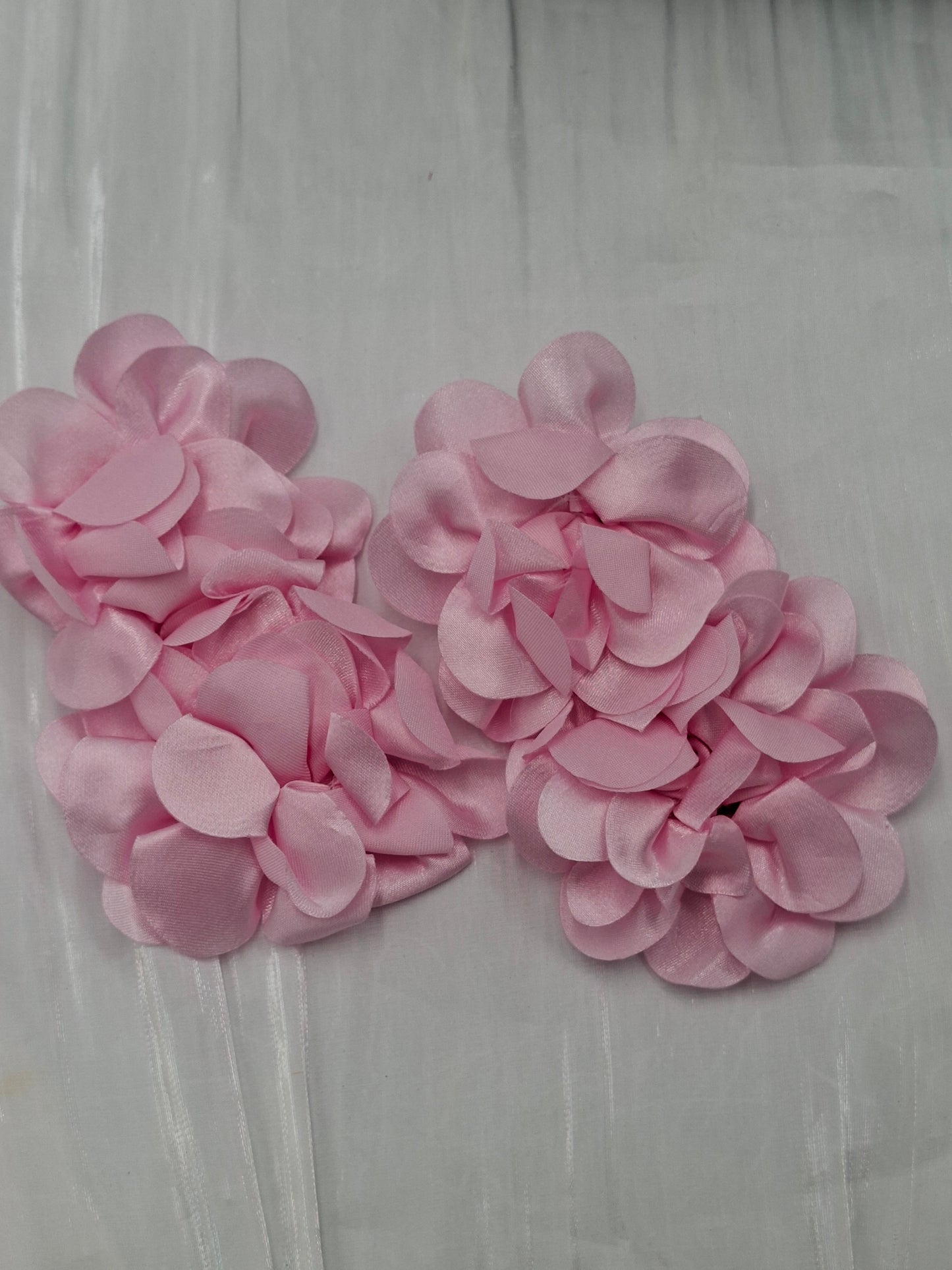 Pink Drop Flower Earrings