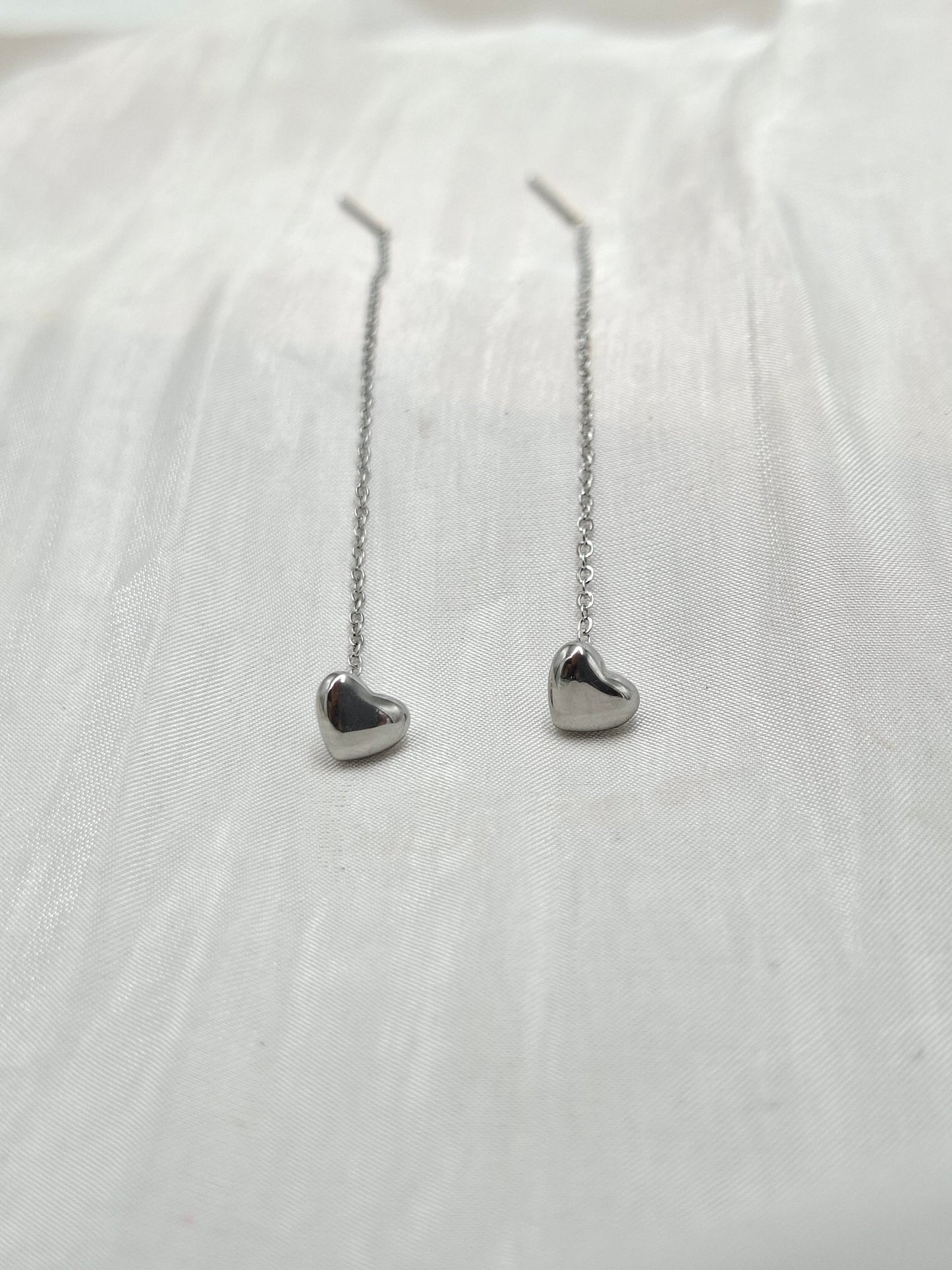 Heart Threader Earring