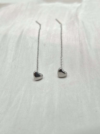 Heart Threader Earring